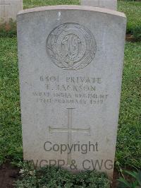 Dar Es Salaam War Cemetery - Jackson, T